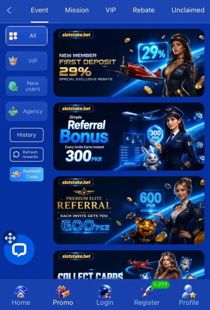 slotstake promotions